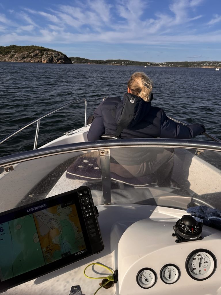 Inomskärs med Cornelia å farsan Wilmer styrman