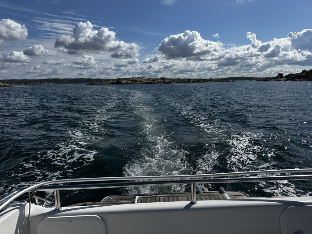 En test tur på med sol å lätt bris